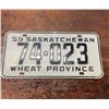 Image 1 : 1959 Saskatchewan license plate