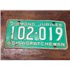 Image 1 : 1965 Saskatchewan license plate