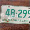 Image 2 : 1966 Saskatchewan license plate