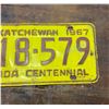 Image 3 : 1967 Saskatchewan license plate