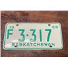 Image 1 : 1968 Saskatchewan license plate
