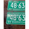 Image 2 : 1969 Pair of Saskatchewan license plates