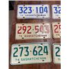 Image 2 : 1974-76 Pairs of Saskatchewan license plates