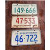 Image 1 : 1970-72 Saskatchewan license plates
