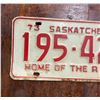 Image 2 : 1973 RCMP Saskatchewan license plate