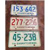 Image 1 : 1974-76 Saskatchewan license plates
