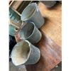 Image 5 : 3 Galvanized vintage pails