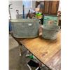 Image 1 : Galvanized boiler and tub - 13"