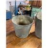 Image 2 : 2 vintage galvanized pails