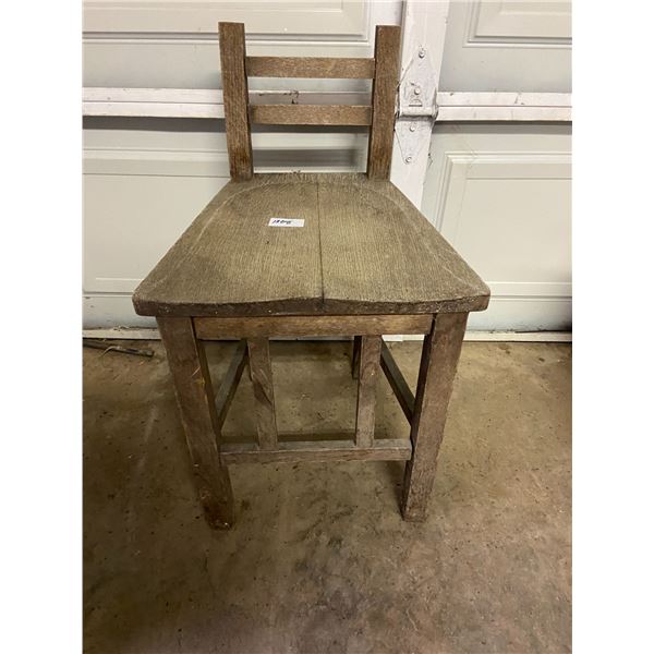 Oak chair/stool - 26"tall