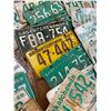 Image 6 : Bucket of 40 license plates - 1960s-1980s