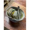 Image 7 : Bucket of 40 license plates - 1960s-1980s