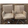 Image 1 : 2 Padded Office Chairs 24"x 25"