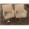 Image 1 : 2 Padded Office Chairs 24"x 25"