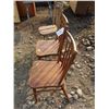Image 4 : 3 Vintage Wooden Chairs - Great for a winter project 15.25"x 14.5"
