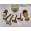 Image 1 : Shaving lot 2, cup,brushed,razors