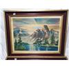 Image 3 : Two antique oil paintings, comes from Clagary Oil Co. 28"x24 & 28"x22"