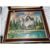 Image 6 : Two antique oil paintings, comes from Clagary Oil Co. 28"x24 & 28"x22"