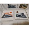 Image 3 : 8 Railroads ceramic tiles 6"x6"