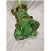 Image 4 : Very heavy blown art glass vase 12"