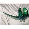 Image 3 : Blue-Green blown art glass, 28" long, 10" high