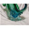 Image 2 : Blue-Green blown art glass, Duck 12"x12" very heavy