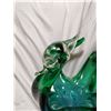 Image 7 : Blue-Green blown art glass, Duck 12"x12" very heavy