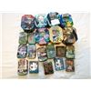 Image 1 : 7 Pokemon tins with games 7 empty tins 5 packs sleeves