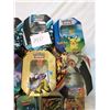 Image 2 : 7 Pokemon tins with games 7 empty tins 5 packs sleeves