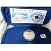 Image 2 : 1998 POLAR BEAR STAMP AND COIN COMMEMORATIVE SET