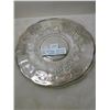Image 1 : 9 ½ “SILVER OVERLAID PLATE, VERY LOVELY
