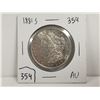 Image 1 : 1881-S AU Morgan Silver Dollar