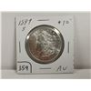 Image 1 : 1897-S AU Morgan Silver Dollar