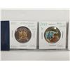 Image 2 : 3 colored $coins & 2023 Indigenous Day $2 Coin