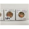 Image 3 : 3 colored $coins & 2023 Indigenous Day $2 Coin