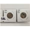 Image 3 : Silver lot 50 cent & 3 25¢coins