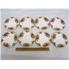 Image 1 : 428. 8 Old Country Roses Bread and Butter Plates 6 ¼ Inches