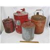 Image 2 : 4 Vintage Gas Cans