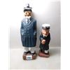 Image 1 : TOM HANNAH AND ALM, HAND CARVED SAILORS