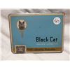 Image 1 : Black Cat Virgina cigarettes tobacco tin can