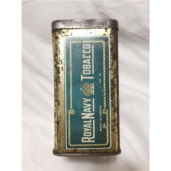 Rare Royal Navy tobacco tin can