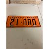 Image 1 : 1950 Saskatchewan license plate