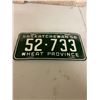 Image 1 : 1956 Saskatchewan license plate