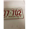 Image 3 : 1958 Saskatchewan license plate