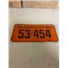 Image 1 : 1963 Saskatchewan license plate