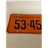 Image 2 : 1963 Saskatchewan license plate