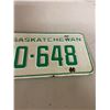 Image 3 : 1964 Saskatchewan license plate
