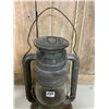 Image 2 : Barn lantern, comes with glass chimney - 14"H