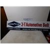 Image 2 : GOODYEAR 3-T AUTOMOTIVE BELT SIGN, 6” X 27”, ORIGINAL STEEL VERY SCARCE