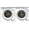 Image 1 : 2 PROOFLIKE 1978 ROUND BEAD 50 CENT PIECES